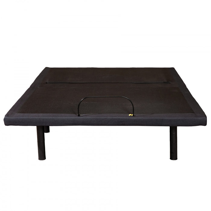 Base de lit ajustable a massage Everly avec ports USB et telecommande sans fil - Grand