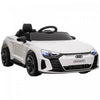 Aosom Audi Voiture Electrique Sous Licence Sur Avec Telecommande, 12v 3.1 Mph Jouet Pour 37-60 Mois Garcons Et Filles Avec Systeme De Suspension, Klaxon, Musique, Lumieres, Blanc