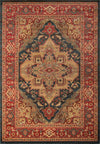Tapis Traditionnel Lux 7'10\" x 9'10\" en Bleu