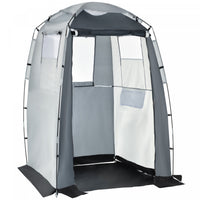 Outsunny 152,4 X 152,4 X 203,2 Cm Tente De Douche Vestiaire Confidentialite Abris De Camping Portabl