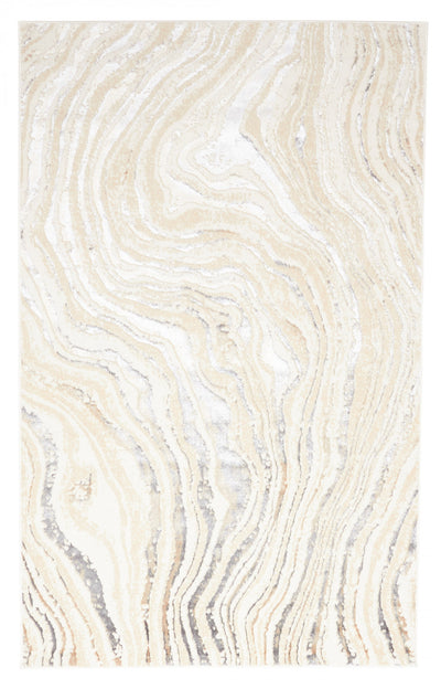 Clara Ivory Rug 5'0" x 8'0" | Tapis Contemporain/Moderne Clara 5'0" x 8'0" en Ivoire