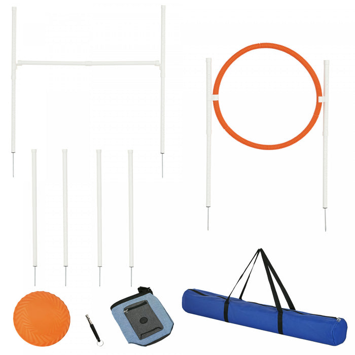 Kit d'agilite pour chien 5 pcs avec sac de transport inclus