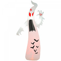 Outsunny Fantome Effrayant Gonflable D'halloween De 8pi Avec Chauves-souris