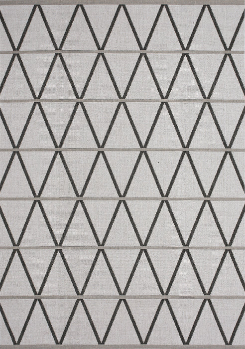 Carpette Jackson à motif de diamants pour l’intérieur et l'extérieur - 7 pi 10 po x 10 pi 6 po