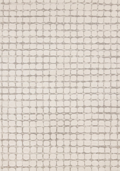 Oslo White Great Pebble Patterned Rug, 5'3" x 7'7" Indoor Area Rug | Tapis Oslo White a grands galets, 5'3" x 7'7"