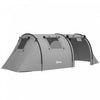 Outsunny Tente de Camping 3-4 Personnes avec 2 Pieces, Tente Familiale Impermeable