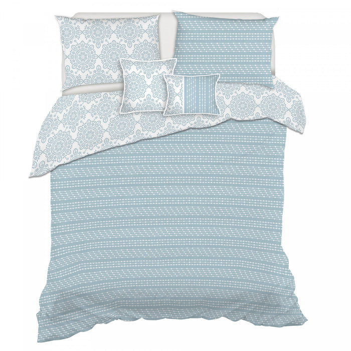 Ensemble Douillette Reversible 5 Morceaux Isabelle, Double/Queen 