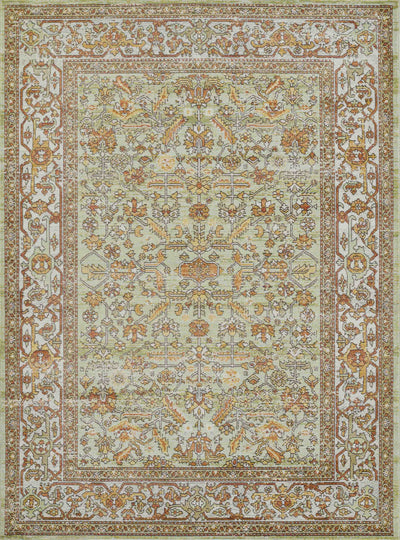 Hailey Traditional 7'10" x 10'6" Area Rug in Green Indoor Area Rug | Tapis Traditionnel Hailey 7'10" x 10'6" en Vert
