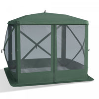 Outsunny Gazebo Maison De L'ecran Camping Tente D'installation Instantanee Pour 3 A 4 Personnes Mate