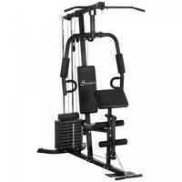 Soozier Machine De Gym A Domicile Multifonction Avec Pile De Poids De 99 Lb