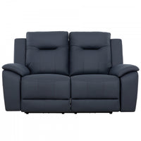 Causeuse inclinable electrique Sutton de 66 po rembourree - Bleu
