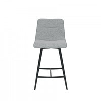  Tabouret de bar Corbin rembourre gris moyen (ens. de 2)