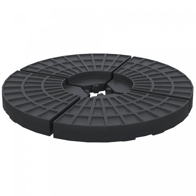 Outsunny Set of 4 Umbrella Base Weights Outdoor Parasol Holder