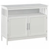 HOMCOM Buffet de Cuisine Armoire Console Bois Rangement
