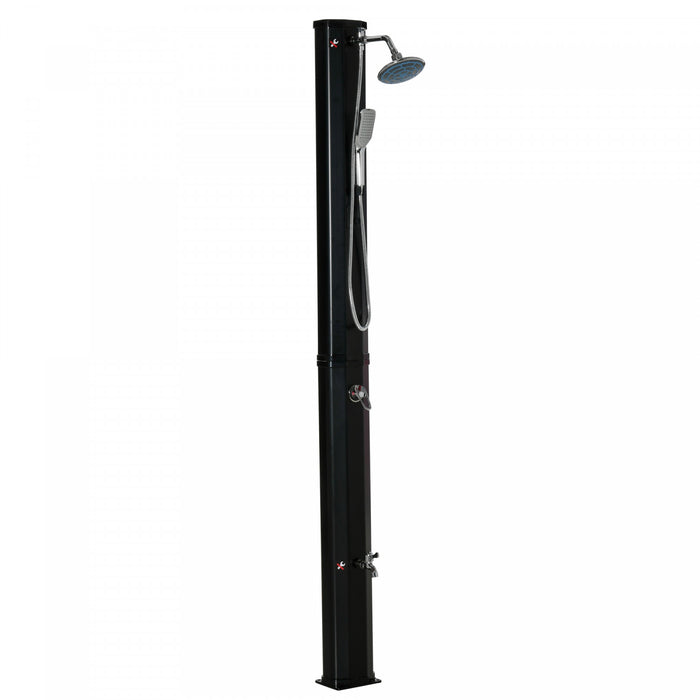 Douche Solaire Chauffante Outsunny 7ft Pour Piscine Exterieure