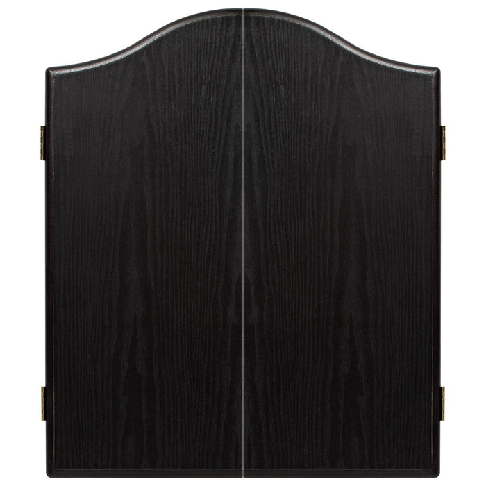Armoire de cible de jeu de fléchettes Winmau au fini frêne noir