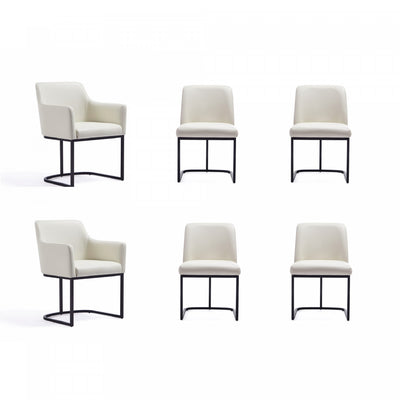 Serena Modern 6-Piece Dining Set in Ivory Dining Chair | Ensemble de salle a manger moderne Serena 6 pieces en ivoire
