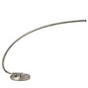 Lampe de bureau de Dainolite avec fini chromé satiné et ampoule à DEL de 18 W