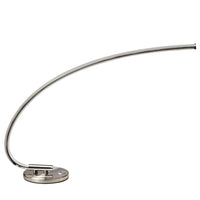 Lampe de bureau de Dainolite avec fini chromé satiné et ampoule à DEL de 18 W
