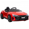Aosom Audi Voiture Electrique Sous Licence Sur Avec Telecommande, 12v 3.1 Mph Jouet Pour 37-60 Mois Garcons Et Filles Avec Systeme De Suspension, Klaxon, Musique, Lumieres, Rouge