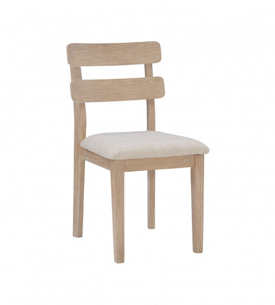 Drury Fabric Natural Dining Chair - Set of 2|Chaise de salle à manger Drury en tissu naturel - ensemble de 2