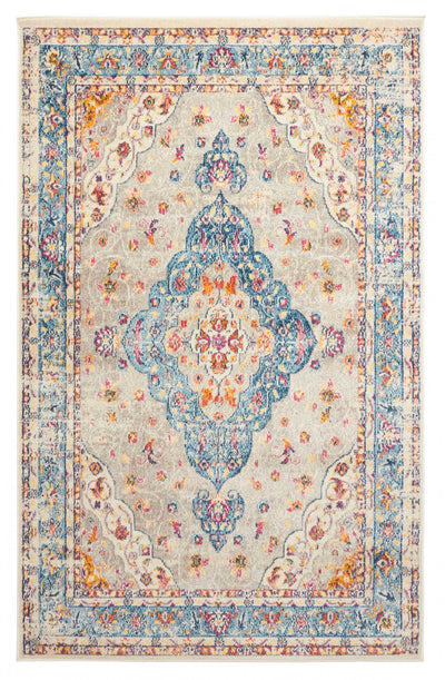 Daria Grey Rug 5'0" x 8'0" | Tapis Traditionnel Daria 5'0" x 8'0" en Gris