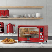 Salton four grille pain numerique avec friture a air NuRetro - cerise cosmique