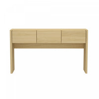 Console moderne Linda en chene naturel