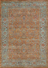 Tapis Traditionnel Hailey 5'3\" x 7'3\" en Orange