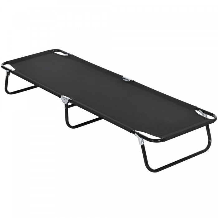 Outsunny Lit De Camping Pliant Pour Adultes, Lit De Couchage Portable