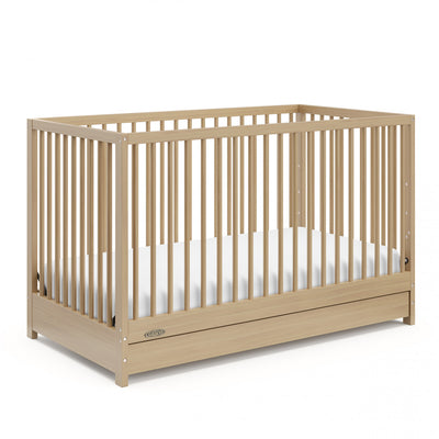 Graco Teddi 5-in-1 Convertible Crib with Drawer - Driftwood