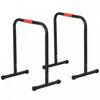 Soozier Lot De 2 Barres De Dips, Station De Traction Pour Entrainement Complet Du Corps, Salle De Gym A Domicile, Noir