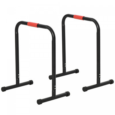 Soozier Set Of 2 Dip Bar, Dip Station Push Up Station For Full Body Strength Training Home Gym Black|Soozier Lot De 2 Barres De Dips, Station De Traction Pour Entrainement Complet Du Corps, Salle De Gy