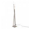 Lampe à pied contemporaine Icicle en nickel brossé