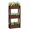 Outsunny Carre Potager Sureleve avec Coins Renforces