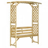 Outsunny Arche De Jardin Avec Banc, Tonnelle De Jardin En Bois Pour Vignes