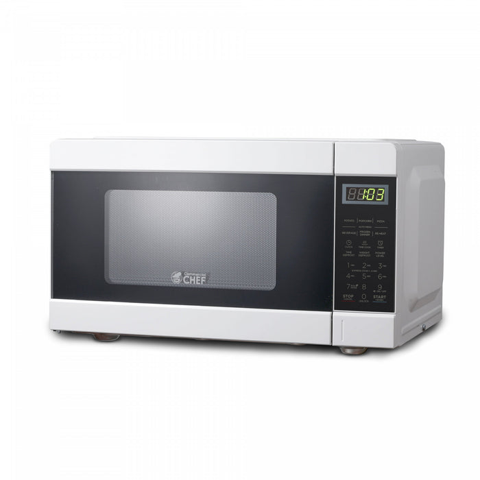 Four a micro-ondes de comptoir Commercial Chef serie CHM, 0,9 pi³, CHM990W, blanc