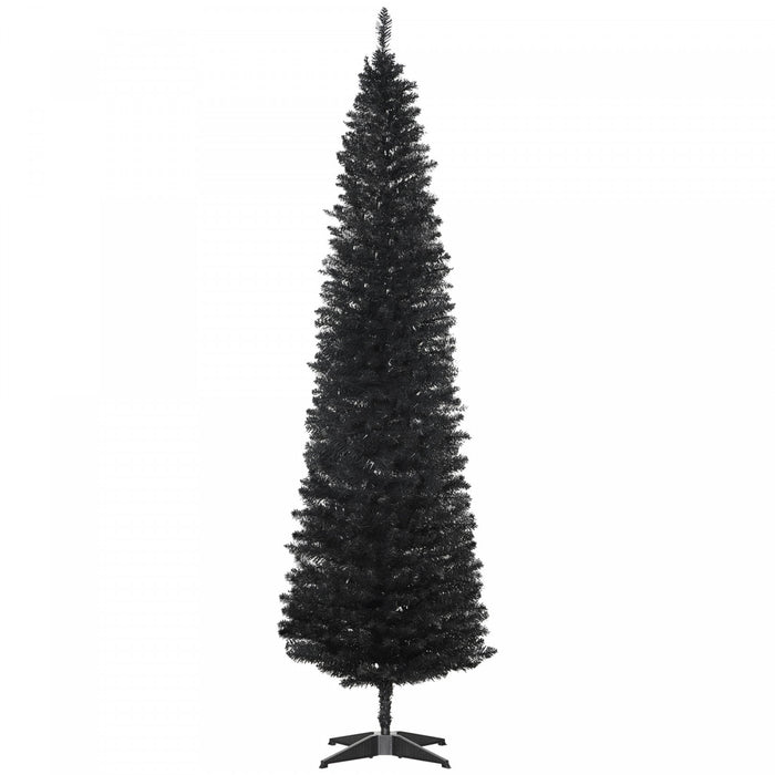 Homcom Arbre De Noel, Arbre De Noel Fin Avec Branches Realistes