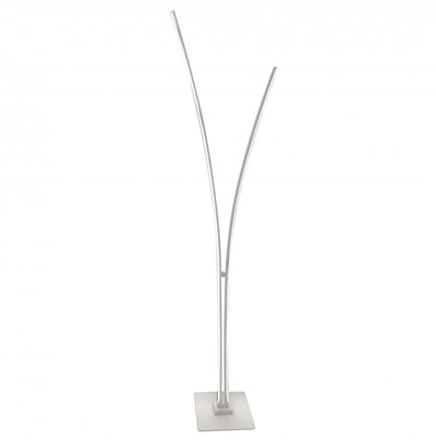 Dainolite Vincent Floor Lamp 34w Matte White White Silicone Diffuser|Lampe à pied Vincent de Dainolite en silicone blanc qui diffuse la lumière, avec fini blanc mat et ampoule de 34 W