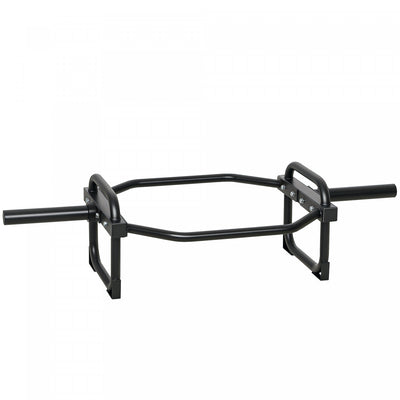 Soozier Trap Bar, 2" Hex Barbell Bar, Olympic Deadlifting Bar, Black