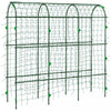 Treillis De Jardin Outsunny Pour Plantes Grimpantes A L'exterieur, 6 Pieds De Haut