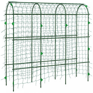 Treillis De Jardin Outsunny Pour Plantes Grimpantes A L'exterieur, 6 Pieds De Haut