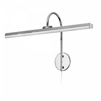 Lampe pour affichage d’image de Dainolite avec fini chromé poli et ampoule de 30 W