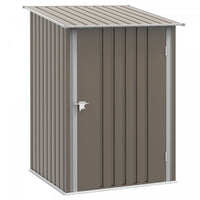 Outsunny Remise De Jardin 3,3 Pi X 3,4 Pi Avec Porte Verrouillable, Brun