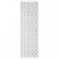 Carpette à poil long Paris crème à motif de cercles - 6 pi 7 po x 9 pi 6 po