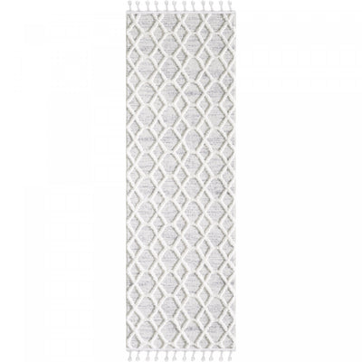 Quinto Nexus Shag Area Rug - 2'7" x 8'|Carpette à poil long Quinto Nexus - 2 pi 7 po x 8 pi