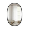 Miroir mural ovale Hub de Umbra de 24 po x 36 po - noir