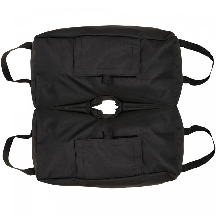 Outsunny Base Ponderee 2pcs, Sac de Poids avec Pelle, Noir