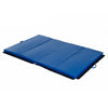 Soozier Tapis De Gymnastique Pliable 10,2 X 15,2 X 5,1 Cm, Tapis D'exercice Avec Poignees De Transport Pour Yoga, Mma, Arts Martiaux, Etirements, Entrainements De Base, Bleu