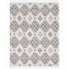Carpette à poil long Quinto Twinkle orange - 5 pi 7 po x 7 pi 3 po